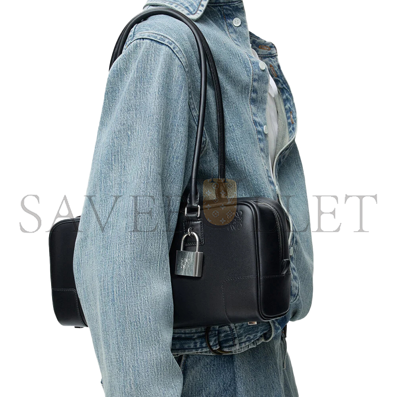 LOEWE AMAZONA 31 CROPPED BAG IN SHINY CALFSKIN A039N31X01 (30.5*15*9cm)